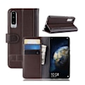 Miniatyrbild 1 av 2: Huawei P30 äkta split läderfodral - Brun Brun
