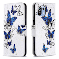 Pikkukuva 1 / 2: Wonderland Xiaomi 11 Lite 5g Ne / Mi 11 Lite 5g / 11 Lite Läppäkotelo - Sininen / White Butterflies White