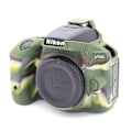 Miniatyrbillede 1 af 2: Nikon D5600/D5300 blød silikone beskyttende etui - Camouflage Green
