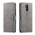 Pikkukuva 1 / 2: Huawei Mate 20 Lite LC.IMEEKE synteetti nahkainen lompakko suojakotelo - Harmaa Silver grey