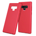 Miniatyrbillede 1 af 2: Samsung Galaxy Note9 beskyttelsesetui i silikone med Twill tekstur - Rød Red