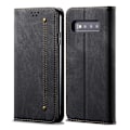 Miniatyrbillede 2 af 2: Jeans Samsung Galaxy S10 etui - Sort Black