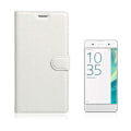 Miniatyrbillede 1 af 2: Mankel læder-etui til Sony Xperia XA Ultra - Hvid White