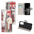 Pikkukuva 1 / 2: Wonderland Samsung Galaxy S20 Ultra flip kuoret - Iso-Britannian Lippu Multicolor