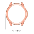 Pikkukuva 2 / 2: Xiaomi Watch S1 Active / Watch Color 2 läpinäkyvä suojus - Läpinäkyvä Oranssi Orange