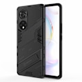 Pikkukuva 1 / 2: Shockproof Hybrid Suojakuori With A Modern Touch For Huawei Nova 9 Pro / Honor 50 Pro - Musta Black