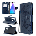 Miniatyrbild 1 av 2: Butterfly läder Xiaomi Redmi Note 8T fodral - Blå Blå