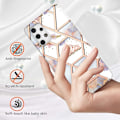 Pikkukuva 2 / 2: Marble Samsung Galaxy A32 Suojakotelo - Marble / Kruunu Multicolor