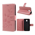Pikkukuva 1 / 2: Samsung Galaxy J5 (2017) kaunis nahkakotelo - Pinkki Pink