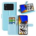Miniatyrbillede 2 af 2: Klassisk Xiaomi Poco M4 Pro flip etui - Blå Blue