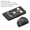Miniatyrbillede 6 af 6: Wonderland Samsung Galaxy A24 4G Flip Etui - Pingvin Black
