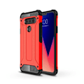 Miniatyrbillede 1 af 2: LG V40 ThinQ robust hybrid etui - Rød Red