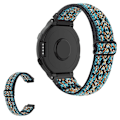 Miniatyrbillede 1 af 2: Unikt justerbart spænde i elastisk nylon til Garmin Forerunner-ur - Blå / Grøn / Grøn Multicolor
