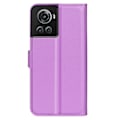 Miniatyrbillede 2 af 2: Klassisk OnePlus 10R / OnePlus Ace flip etui - Lilla Purple