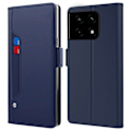 Miniatyrbillede 1 af 2: Phone Etui med Make-up Mirror og Slick Design til OnePlus 10 Pro - Blå Blue