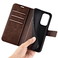 Pikkukuva 2 / 2: Lompakko Nahkakotelo For Xiaomi Redmi Note 11 Pro 5G / 11 Pro Plus 5g - Tumman Ruskea Brown