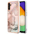 Miniatyrbild 1 av 2: Marmormotiv Samsung Galaxy A34 5G skal - Rosa Rosa