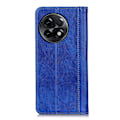 Miniatyrbillede 2 af 2: OnePlus 11R / OnePlus Ace 2 ægte læderetui med magnetisk lukning - Blå Blue