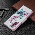 Miniatyrbillede 2 af 2: Wonderland Samsung Galaxy S20 Fe 5g / S20 Fe Flip Etui - Grøn Sommerfugl Green