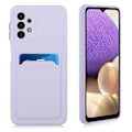 Miniatyrbild 1 av 2: Samsung Galaxy A72 5G skal med korthållare - Lila Lila