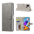 Pikkukuva 1 / 2: LC.IMEEKE Samsung Galaxy A21s Flip kotelot - Harmaa Silver grey