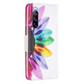 Pikkukuva 2 / 2: Wonderland Sony Xperia 10 III flip kuoret - Auringonkukka Multicolor