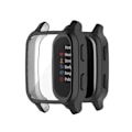 Miniatyrbillede 1 af 2: Garmin Venu Sq elektropletteringscover - Sort Black
