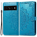 Miniatyrbillede 1 af 2: Mandala Google Pixel 7 Flip Etui - Blå Blue