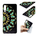 Miniatyrbild 1 av 2: Butterfly läder Samsung Galaxy A7 (2018) fodral - Flerfärgad multifärg