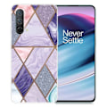 Miniatyrbild 1 av 2: Marmormotiv OnePlus Nord CE 5G skal - Trianglar Och Diamantmarmor multifärg