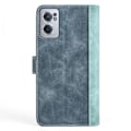 Pikkukuva 2 / 2: Kaksivärinen nahkainen läppäkotelo OnePlus Nord CE 2 5G - Sininen Blue
