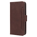 Miniatyrbillede 3 af 6: Stilfuldt Læder Etui med Pung til Samsung Galaxy A54 - Brun Brown