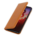 Pikkukuva 2 / 2: Wallet-style Genuine Leather Flipcase For Samsung Galaxy A13 5G - Ruskea Brown
