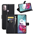 Miniatyrbillede 2 af 2: Classic Motorola Moto G30 / G10 Flip Etui - Sort Black