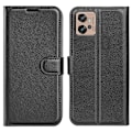 Miniatyrbillede 1 af 2: Klassisk Motorola Moto G32 Flip Etui - Sort Black