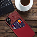 Pikkukuva 2 / 4: Bofink Samsung Galaxy S23 Ultra Card Suojakuori - Punainen Red