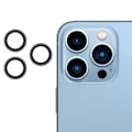 Pikkukuva 1 / 2: 3kpl iPhone 13 Pro / Pro Max AGC karkaistu lasi kameran linssin suojus - Harmaa Silver grey