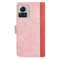 Miniatyrbillede 2 af 2: To Farvet Læder Flip Case til Motorola Edge 30 Ultra / X30 Pro - Lyserød Pink
