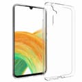 Erittäin ohut läpinäkyvä kotelo Samsung Galaxy A34 5G:lle Transparent