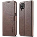 Miniatyrbillede 1 af 2: LC.IMEEKE Samsung Galaxy M33 5G flip etui - Brun Brown