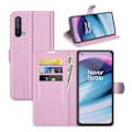 Miniatyrbillede 2 af 2: Klassisk OnePlus Nord CE 5G flip etui - Pink Pink