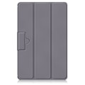 Miniatyrbillede 2 af 2: Tri-fold Leather stander etui til Lenovo Tab M10 (Gen 3) - Grå Silver grey