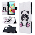 Pikkukuva 1 / 2: Wonderland Samsung Galaxy A71 flip kuoret - Söpö Panda Multicolor