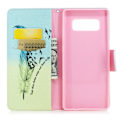 Miniatyrbillede 2 af 2: Samsung Galaxy Note 8 etui med unikt print - Fjer mønster Multicolor