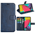 Pikkukuva 2 / 2: Samsung Galaxy M53 5G nahkainen lompakokkotelo - Sininen Blue