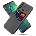 Miniatyrbild 1 av 2: Bofink Motorola Moto G8 Plus skal med korthållare - Silver/Grå Silvergrå