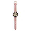 Miniatyrbild 4 av 5: 22 mm Universal klockarmband i äkta läder - Mörkrosa Rosa