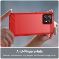 Pikkukuva 5 / 6: Carbon Flex Suojakotelo Motorola Moto X40 / X40 Pro / Edge Plus (2023) - Punainen Red