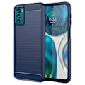 Miniatyrbillede 1 af 2: Carbon Flex Etui Motorola Moto G42 - Blå Blue