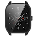 Miniatyrbillede 6 af 6: Amazfit GTS 4 cover med skærmbeskyttelse af hærdet glas - Sort Black